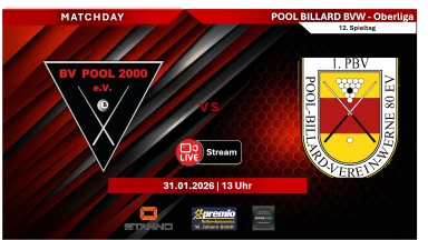BV Pool 2000 I vs. 1. PBV Werne 80 I | Tisch 4