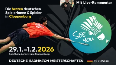 Deutsche Meisterschaften O19 Badminton Alle Halbfinale kommentiert