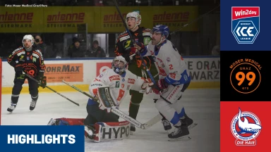 win2day ICE Hockey League: Moser Medical Graz99ers vs. HC TIWAG Innsbruck I Highlights