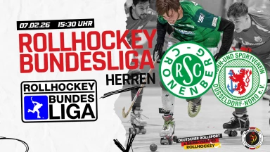 1. Rollhockey Bundesliga  Herren - RSC Cronenberg vs. TuS Düsseldorf