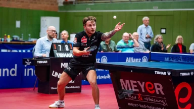 2.Bundesliga Tischtennis: TTC Indeland Jülich -  1. FC Saarbrücken TT II Tisch 1