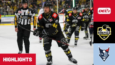 DEL2: Krefeld Pinguine vs. Blue Devils Weiden I Highlights