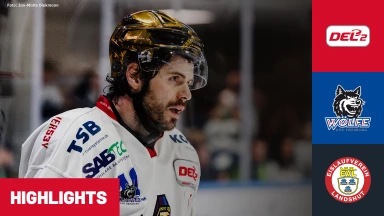 DEL2: EHC Freiburg vs. EV Landshut I Highlights
