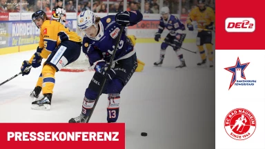 DEL2: Ravensburg Towerstars vs. EC Bad Nauheim I Pressekonferenz