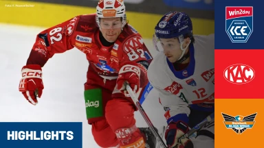 win2day ICE Hockey League: EC-KAC vs. Steinbach Black Wings Linz | Highlights