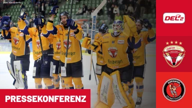 DEL2: Lausitzer Füchse vs. Eispiraten Crimmitschau I Pressekonferenz