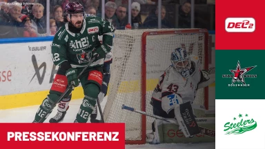 DEL2: Starbulls Rosenheim vs. Bietigheim Steelers I Pressekonferenz