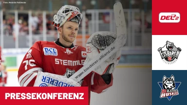DEL2: Eisbären Regensburg vs. EC Kassel Huskies I Pressekonferenz