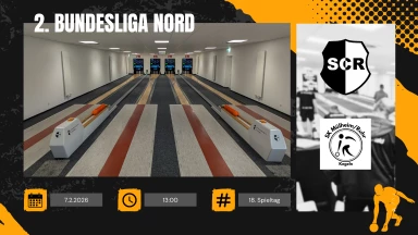 SC Reckenfeld 1 vs. SK Mülheim 1 - 2. Bundesliga Kegeln (Schere)