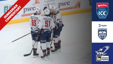 win2day ICE Hockey League: Hydro Fehervar AV19 vs. EC iDM Wärmepumpen VSV - Hungarian commentary