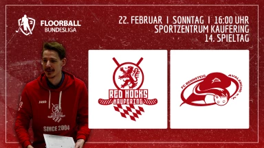 VfL Red Hocks Kaufering vs. FC Rennsteig Avalanche | 2. Floorball Bundesliga