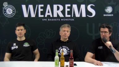 Pressekonferenz: Uni Baskets Münster vs. EPG Baskets Koblenz
