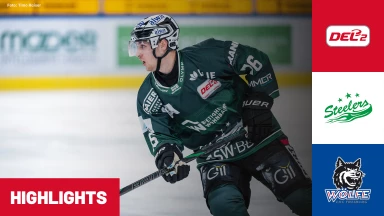 DEL2: Bietigheim Steelers vs. EHC Freiburg I Highlights