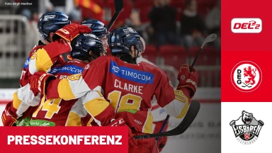 DEL2: Düsseldorfer EG vs. Eisbären Regensburg I Pressekonferenz