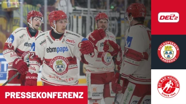 DEL2: EV Landshut vs. EC Bad Nauheim I Pressekonferenz