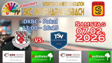 DKBC-Pokal Männer : SKC Unterharmersbach I - TSV Denkendorf I