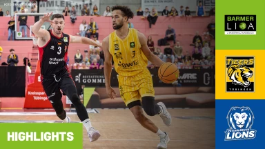 ProA: Tigers Tübingen vs. PS Karlsruhe LIONS | Highlights