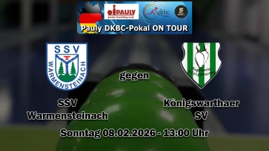 Pauly DKBC-Pokal: SSV Warmensteinach vs. Königswarthaer SV