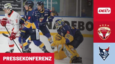 DEL2: Lausitzer Füchse vs. Blue Devils Weiden | Pressekonferenz