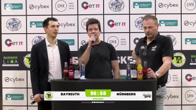 Pressekonferenz BBC Bayreuth vs Nürnberg Falcons BC