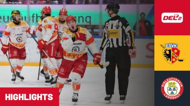 DEL2: ESV Kaufbeuren vs. EV Landshut I Highlights