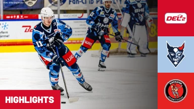 DEL2: Blue Devils Weiden vs. Eispiraten Crimmitschau I Highlights