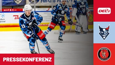 DEL2: Blue Devils Weiden vs. Eispiraten Crimmitschau I Pressekonferenz