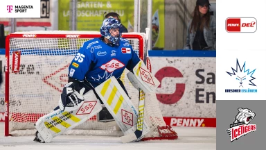 DEL: Dresdner Eislöwen vs. Nürnberg Ice Tigers - MagentaSport