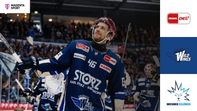 DEL: Schwenninger Wild Wings vs. Dresdner Eislöwen - MagentaSport