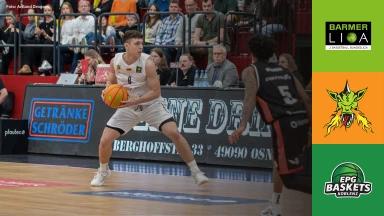 ProA: Artland Dragons vs. EPG Baskets Koblenz