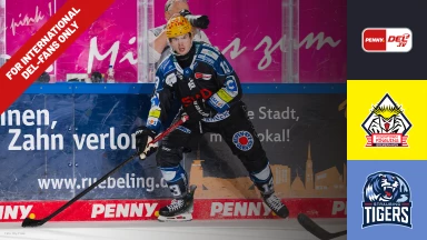 For international fans only - DEL: Pinguins Bremerhaven vs. Straubing Tigers