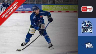 For international fans only - DEL: Straubing Tigers vs. Schwenninger Wild Wings