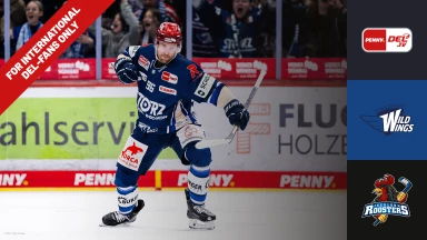 For international fans only - DEL: Schwenninger Wild Wings vs. Iserlohn Roosters