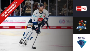 For international fans only - DEL: Iserlohn Roosters vs. ERC Ingolstadt