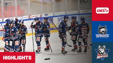 DEL2: EHC Freiburg vs. EC Kassel Huskies I Highlights