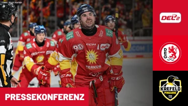 DEL2: Düsseldorfer EG vs. Krefeld Pinguine | Pressekonferenz