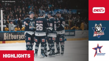 DEL2: EC Kassel Huskies vs. Ravensburg Towerstars I Highlights