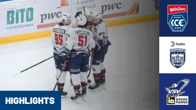win2day ICE Hockey League: Hydro Fehervar AV19 vs. EC iDM Wärmepumpen VSV I Highlights