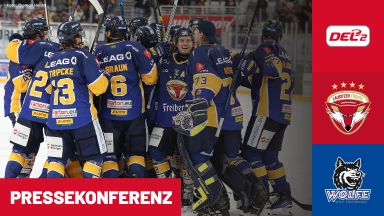 DEL2: Lausitzer Füchse vs. EHC Freiburg I Pressekonferenz