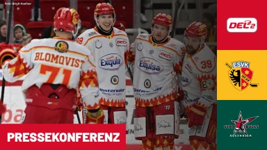 DEL2: ESV Kaufbeuren vs. Starbulls Rosenheim I Pressekonferenz