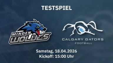 Testspiel: Minden Wolves vs. Calgary Gators