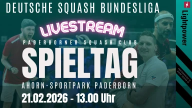 Deutsche Squash Bundesliga - PSC vs. Sportwerk Hamburg - 21.02.2026 - 13.00 Uhr