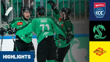 win2day ICE Hockey League: Olimpija Ljubljana vs. Vienna Capitals | Highlights