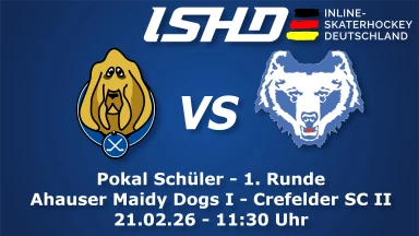 🎥Ahauser Maidy Dogs I - Crefelder SC II - Pokal Schüler 1. Runde 🏒🔥
