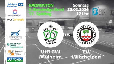 VfB GW Mülheim - TV Witzhelden