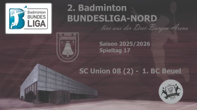 2. Badminton BL-NORD: SC Union 08 Lüdinghausen (2) - 1. BC Beuel - Court1