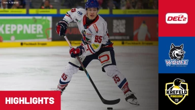 DEL2: EHC Freiburg vs. Krefeld Pinguine I Highlights