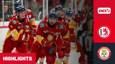 DEL2: Düsseldorfer EG vs. EV Landshut I Highlights