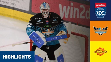 win2day ICE Hockey League: Steinbach Black Wings Linz vs. Vienna Capitals | Highlights