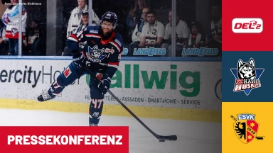 DEL2: EC Kassel Huskies vs. ESV Kaufbeuren | Pressekonferenz